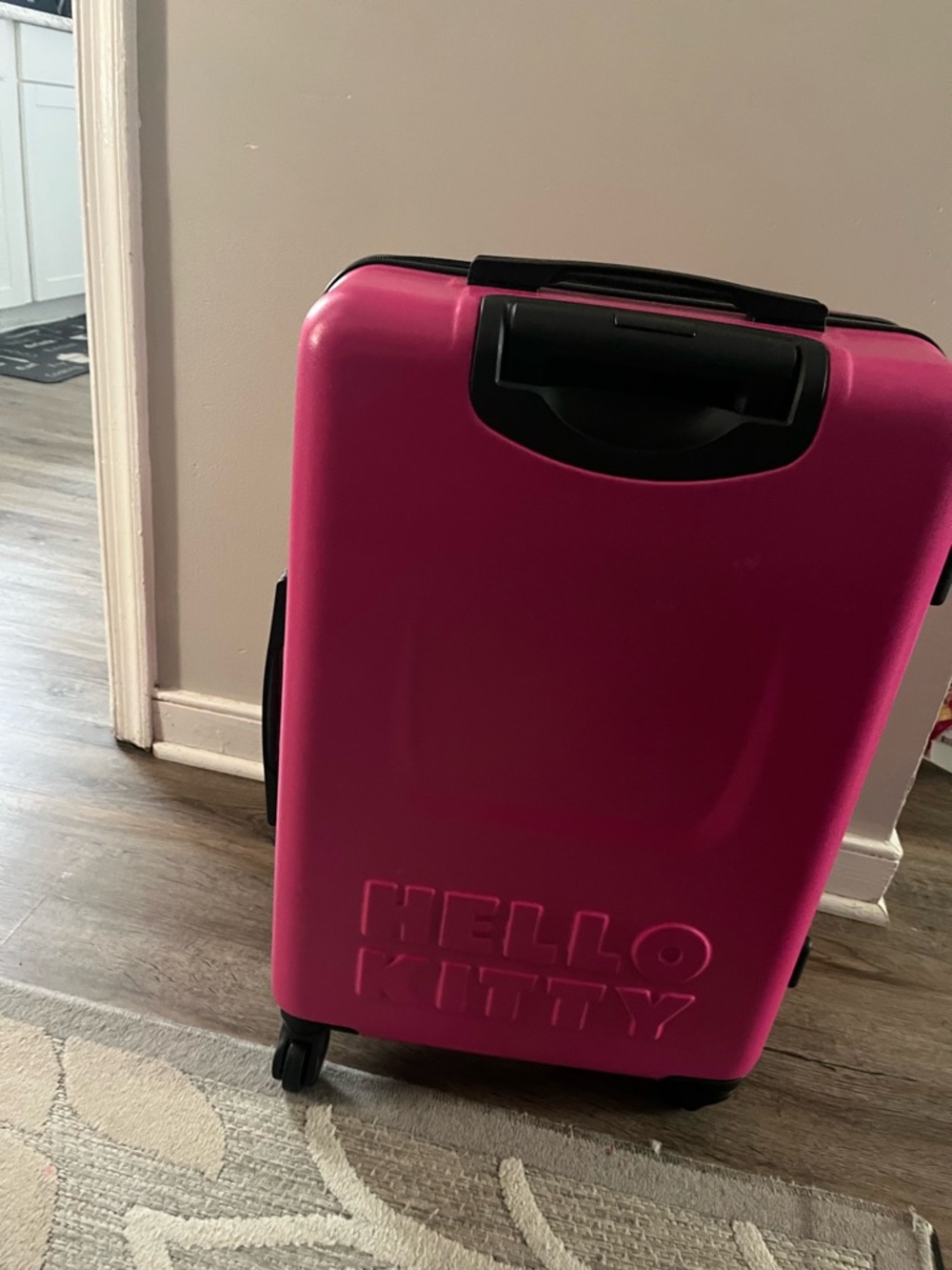 Hello Kitty Hot Pink Hardshell Carry-On Travel Case - Picture 3 of 5